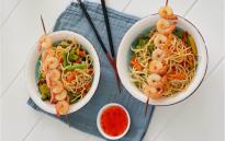 Noodles with Shrimps